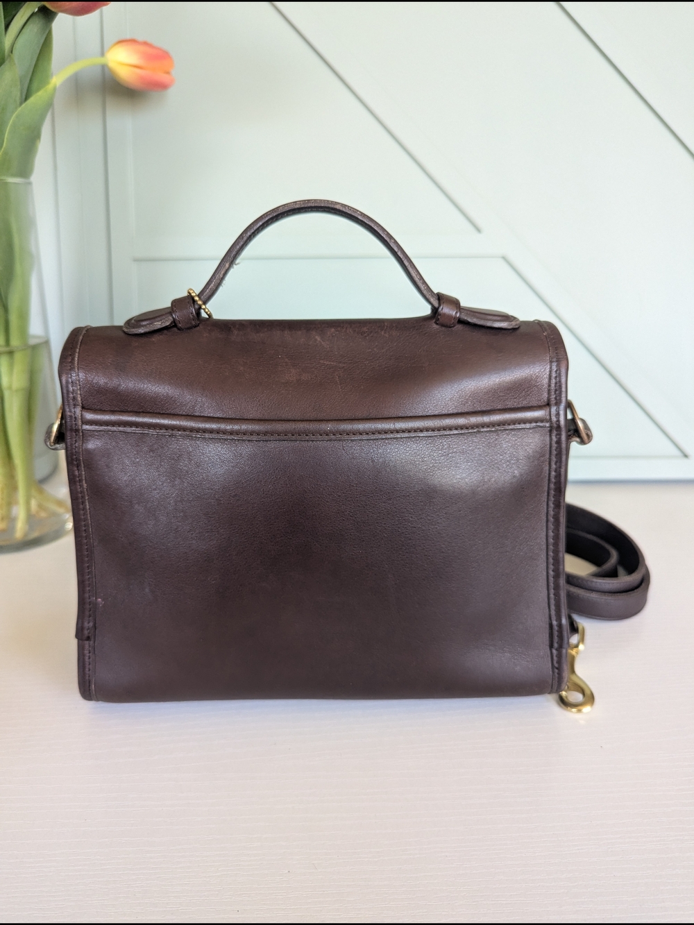 Vintage Coach Court Bag (style number 9870), - Picture 7 of 15